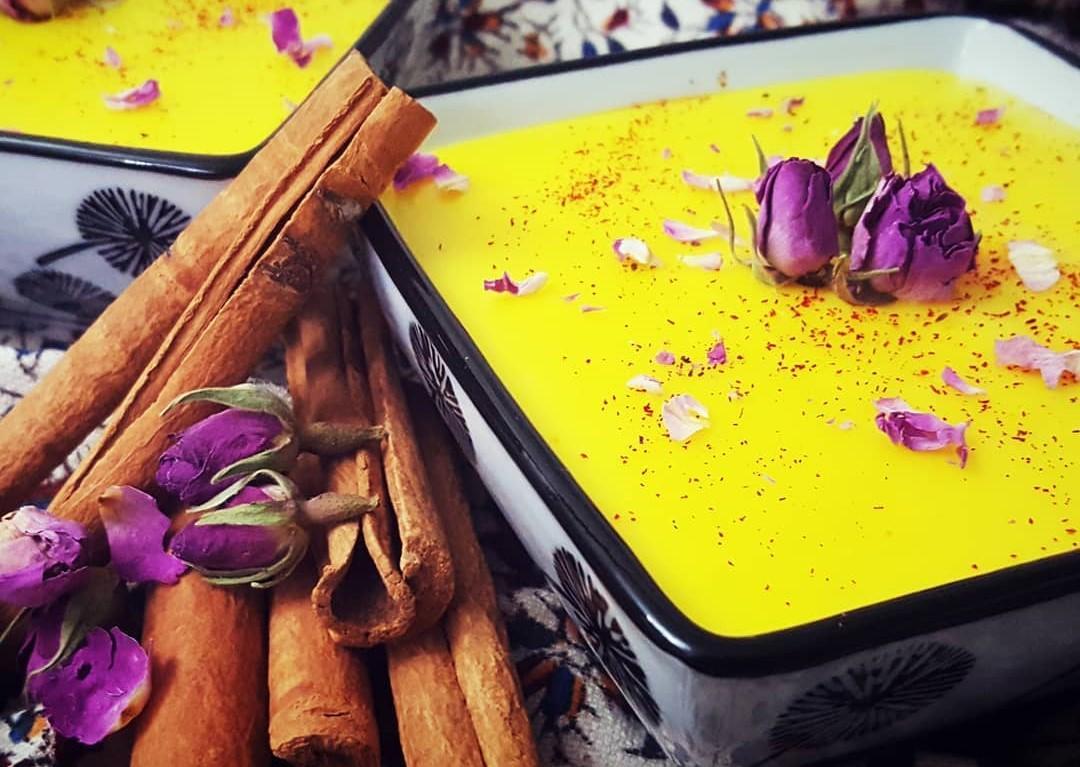 saffron dessert